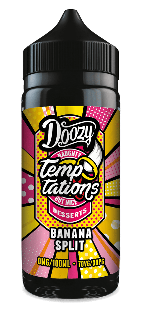 Doozy Vape Co Shortfill Eliquids Banana Split Doozy Temptations 100ml Shortfill | 5 Flavours