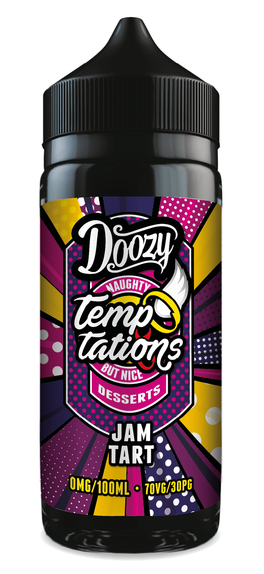 Doozy Vape Co Shortfill Eliquids Jam Tart Doozy Temptations 100ml Shortfill | 5 Flavours