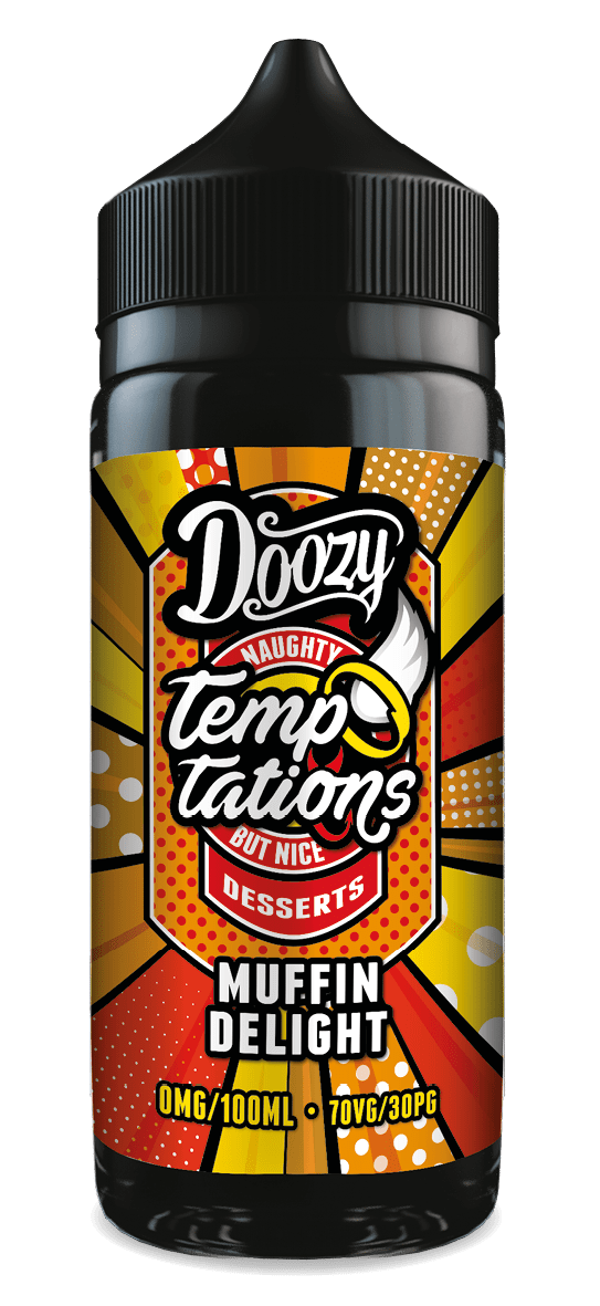 Doozy Vape Co Shortfill Eliquids Muffin Delight Doozy Temptations 100ml Shortfill | 5 Flavours