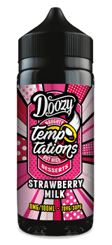 Doozy Vape Co Shortfill Eliquids Strawberry Milk Doozy Temptations 100ml Shortfill | 5 Flavours