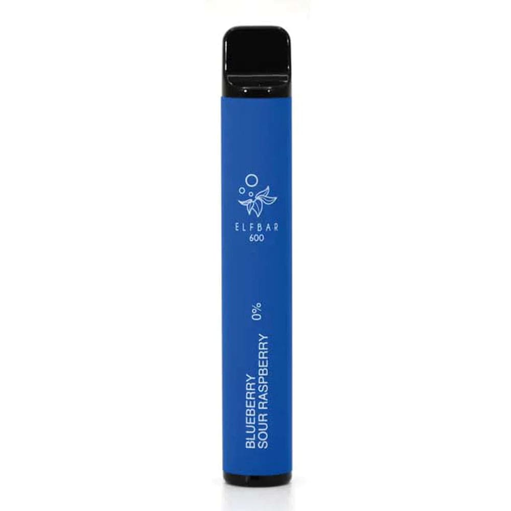 Disposable Vape Sticks Blueberry Sour Raspberry Elf Bar 600 Nicotine-Free Disposable Vapes