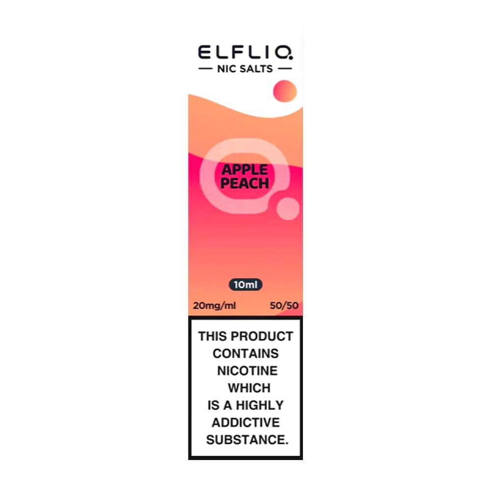 Elf Bar UK Nic Salts Apple Peach / 20mg ELFBAR ELFLIQ Nic Salt E-Liquids