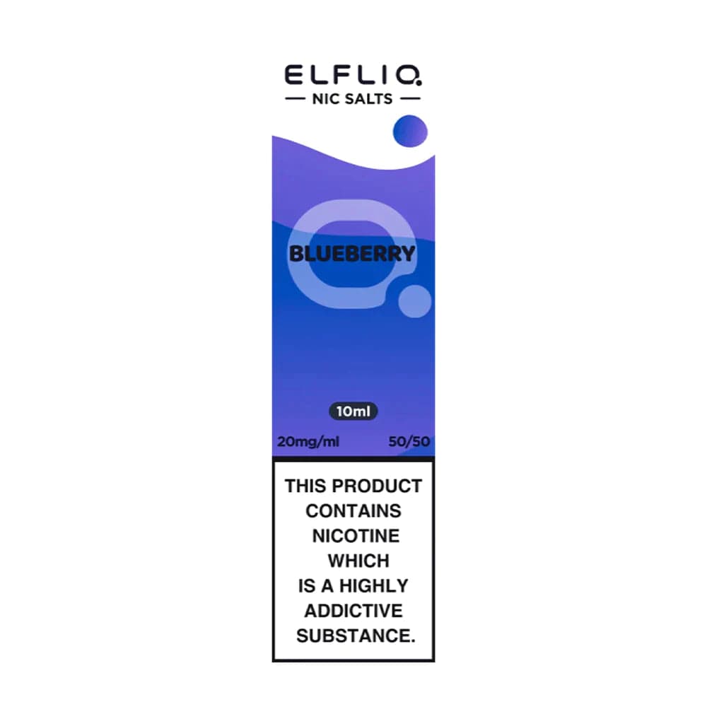 Elf Bar UK Nic Salts Blueberry / 20mg ELFBAR ELFLIQ Nic Salt E-Liquids