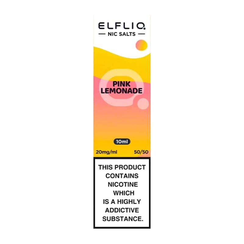 Elf Bar UK Nic Salts Pink Lemonade / 20mg ELFBAR ELFLIQ Nic Salt E-Liquids