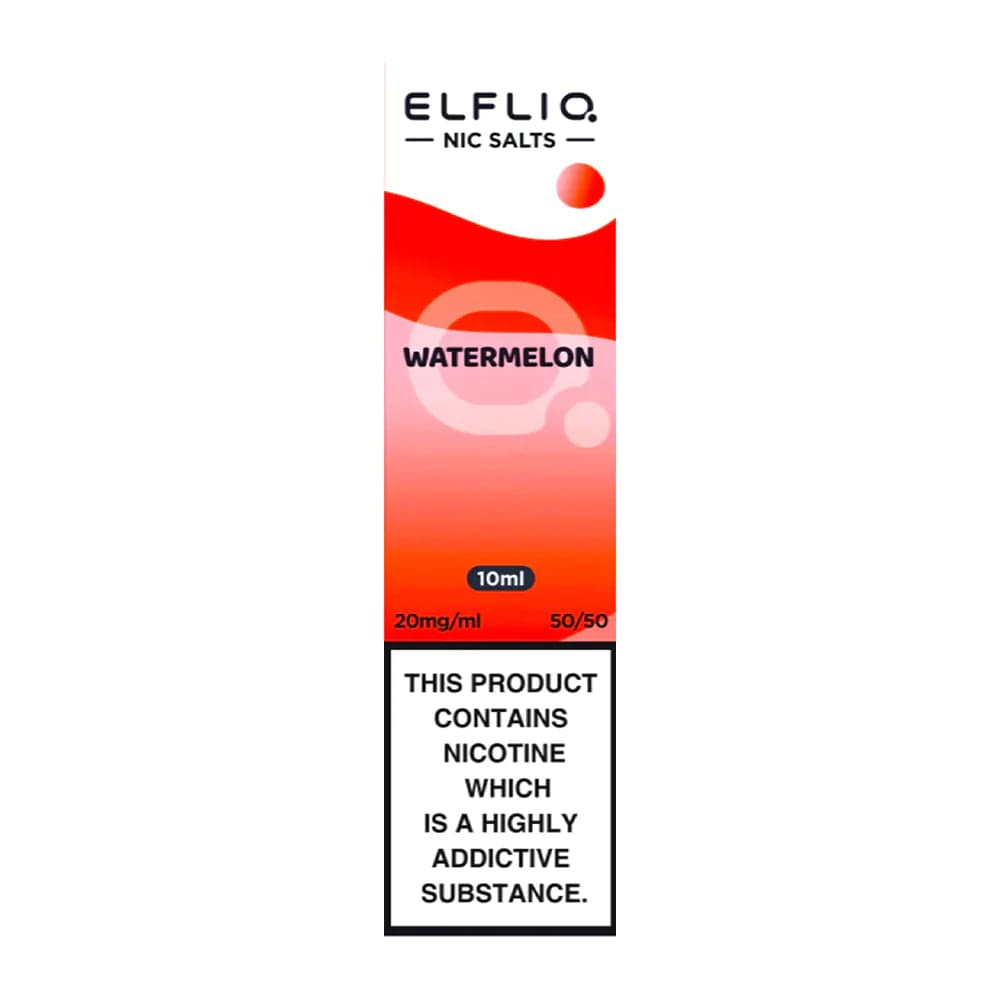 Elf Bar UK Nic Salts Watermelon / 20mg ELFBAR ELFLIQ Nic Salt E-Liquids