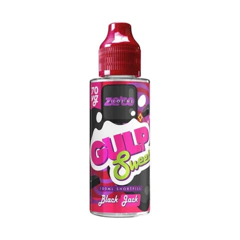 Gulp Shortfill Eliquids Black Jack Gulp Sweets 100ml Shortfill