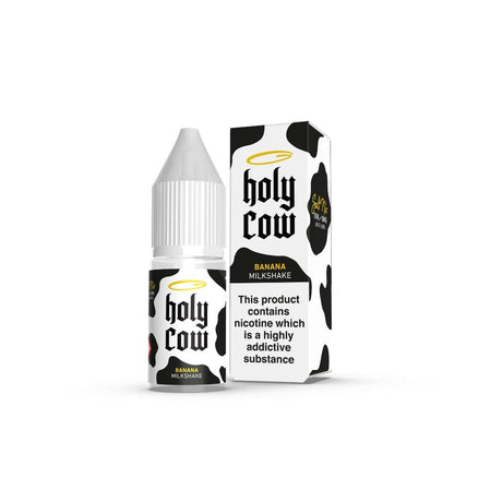 Holy Cow Nic Salts Banana Milkshake / 10mg Holy Cow Nic Salt E-Liquids