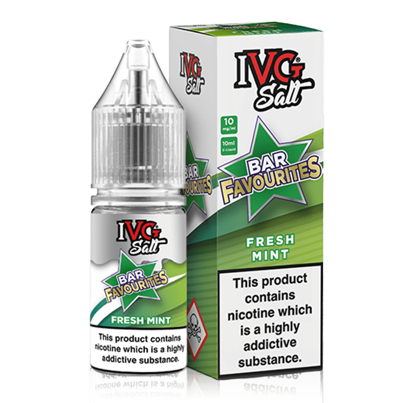 IVG E-Liquids Nic Salts Fresh Mint / 10mg IVG Bar Favourites Nicotine Salts