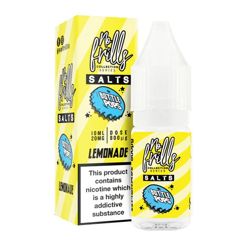 Lemonade / 20mg No Frills Bottle Pops Nic Salts