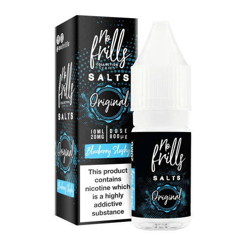 Nic Salts Blueberry Slushy / 20mg No Frills Original Nic Salt E-Liquid