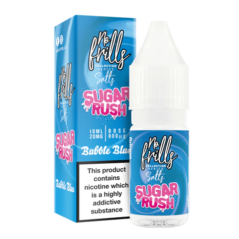 Nic Salts Bubble Blue / 20mg No Frills Sugar Rush Nic Salts