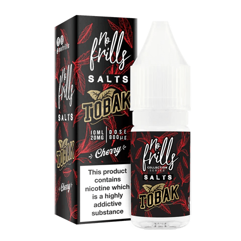 Nic Salts Cherry / 20mg No Frills Tobak Nic Salts