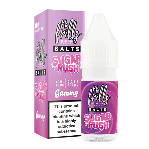 Nic Salts Gummy / 20mg No Frills Sugar Rush Nic Salts