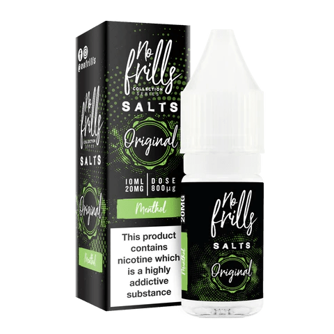 Nic Salts Menthol / 20mg No Frills Original Nic Salt E-Liquid