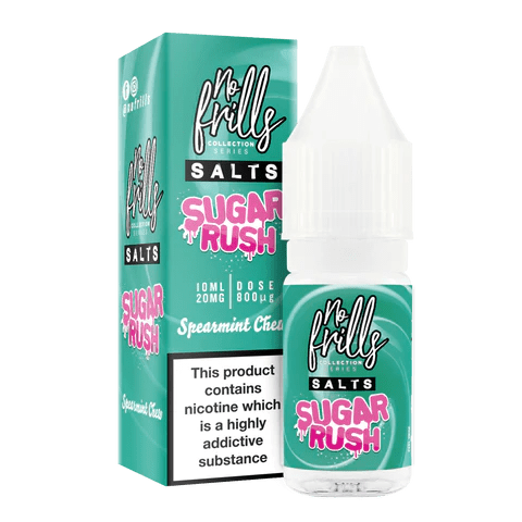 Nic Salts Spearmint Chew / 20mg No Frills Sugar Rush Nic Salts