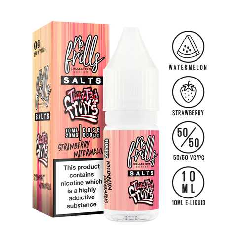 Nic Salts Strawberry Watermelon / 20mg No Frills Twisted Fruits Nic Salts