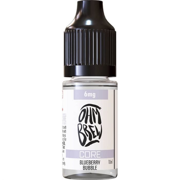 Ohm Brew 10ml Eliquids Blueberry Bubble / 6mg Ohm Brew Core Freebase E-Liquids