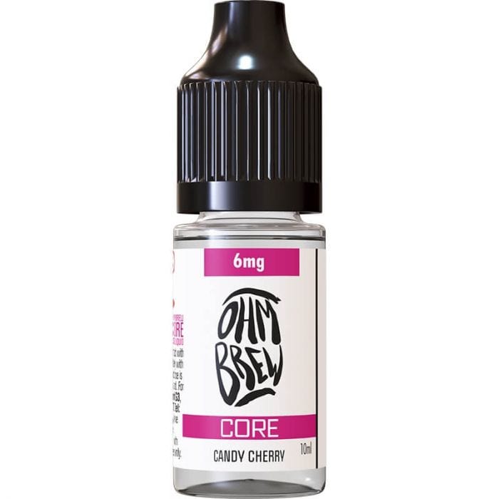 Ohm Brew 10ml Eliquids Candy Cherry / 6mg Ohm Brew Core Freebase E-Liquids