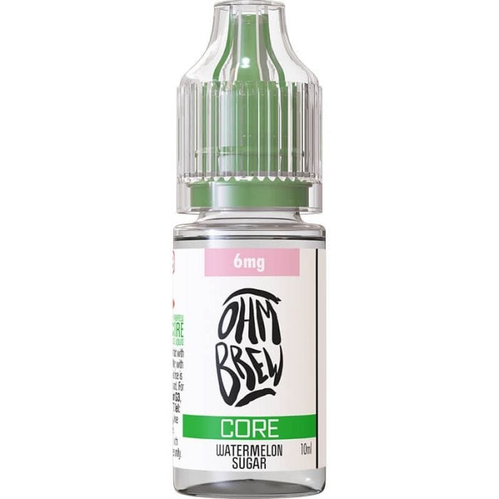 Ohm Brew 10ml Eliquids Watermelon Sugar / 6mg Ohm Brew Core Freebase E-Liquids