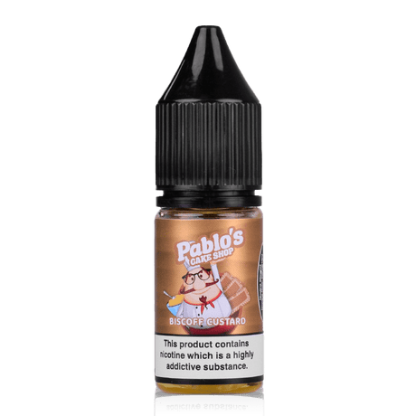 Pablos Cake Shop Nic Salts Biscoff Custard / 10mg Pablos Cake Shop Nic Salt E-Liquids | 10 Flavours