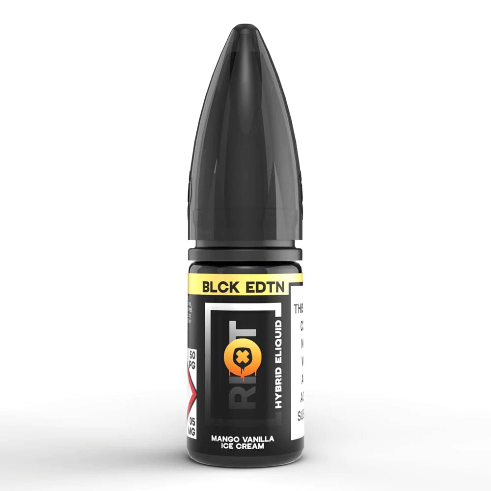 Nic Salts Mango Vanilla Ice Cream / 5mg Riot Salt Black Edition E-Liquids