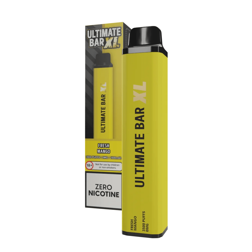 Disposable Vape Sticks Fresh Mango Ultimate Bar XL 3500 Nicotine Free Disposable