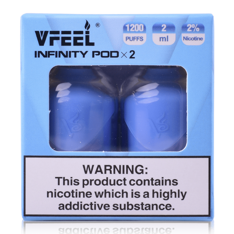 VFEEL Disposable Vape Sticks Blue Razz ICE VFEEL Infinity Pre-Filled Pods (2 Pack)