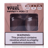 VFEEL Disposable Vape Sticks Cafe Mocha Ice Cream VFEEL Infinity Pre-Filled Pods (2 Pack)