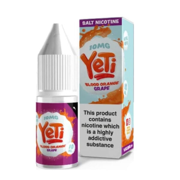 YETI E-Liquid Nic Salts Blood Orange Grape / 5mg Yeti 10ml Nic Salt E-Liquids