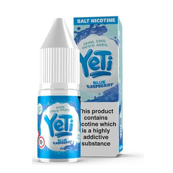 YETI E-Liquid Nic Salts Blue Raspberry / 5mg Yeti 10ml Nic Salt E-Liquids