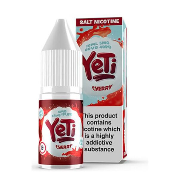 YETI E-Liquid Nic Salts Cherry / 5mg Yeti 10ml Nic Salt E-Liquids