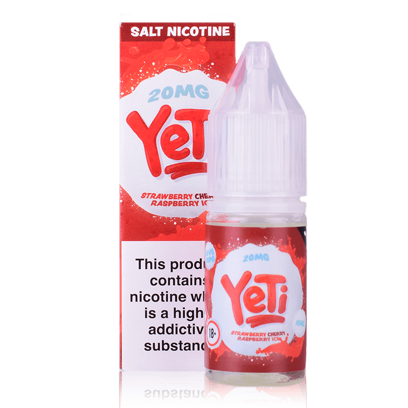 YETI E-Liquid Nic Salts Strawberry Cherry Raspberry Ice / 5mg Yeti 10ml Nic Salt E-Liquids
