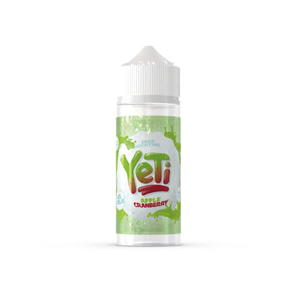 YETI E-Liquid Shortfill Eliquids Apple Cranberry Yeti Ice Cold 100ml Shortfill E-Liquid