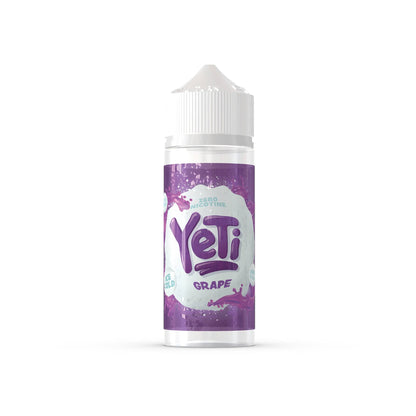YETI E-Liquid Shortfill Eliquids Grape Yeti Ice Cold 100ml Shortfill E-Liquid