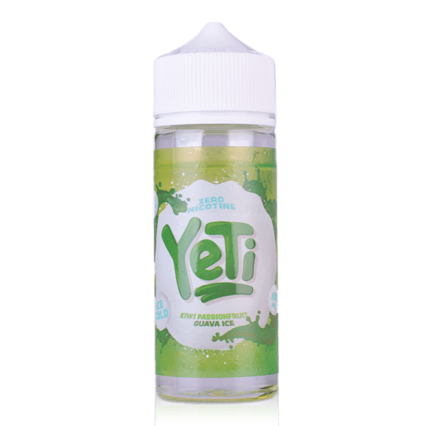 YETI E-Liquid Shortfill Eliquids Kiwi Passionfruit Guava Yeti Ice Cold 100ml Shortfill E-Liquid