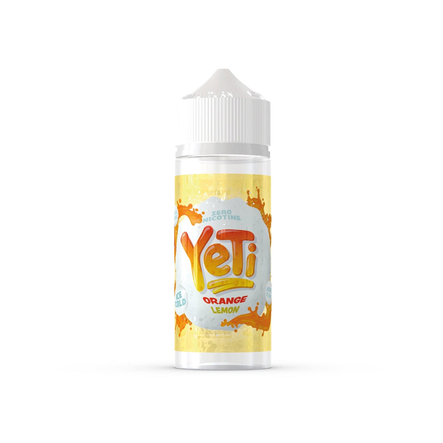 YETI E-Liquid Shortfill Eliquids Orange & Lemon Yeti Ice Cold 100ml Shortfill E-Liquid