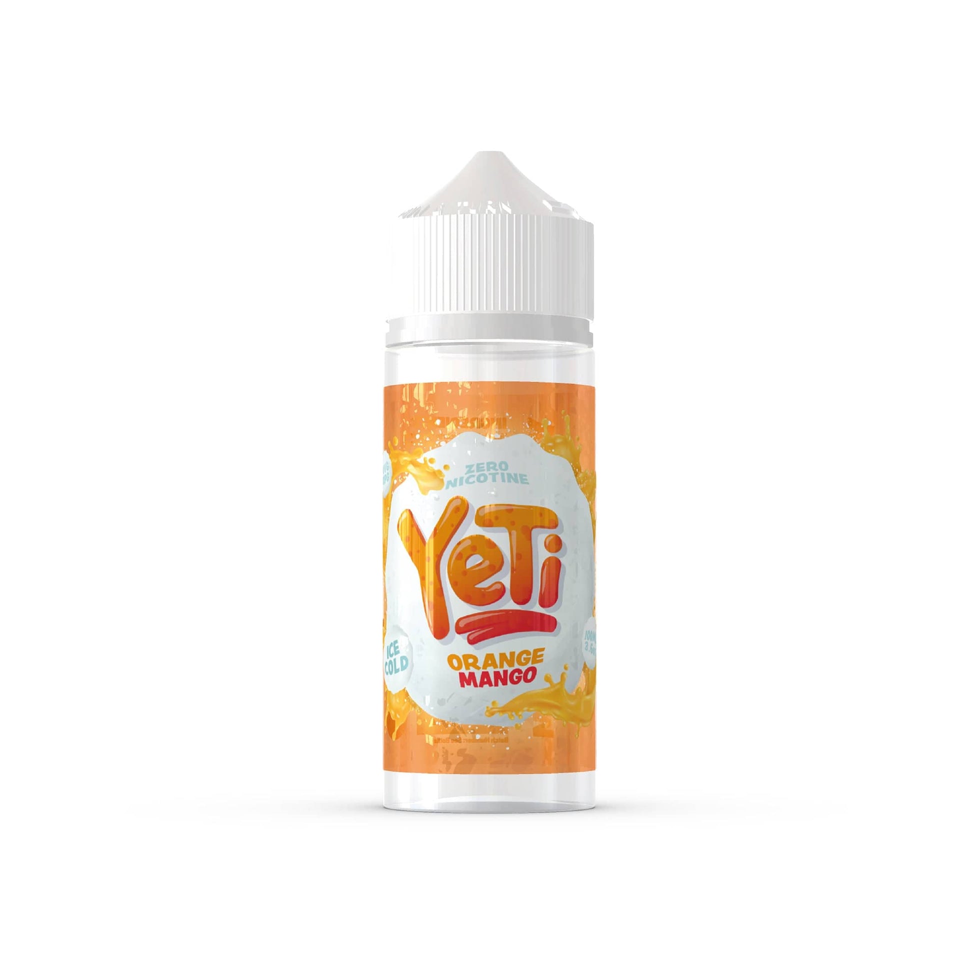 YETI E-Liquid Shortfill Eliquids Orange Mango Yeti Ice Cold 100ml Shortfill E-Liquid