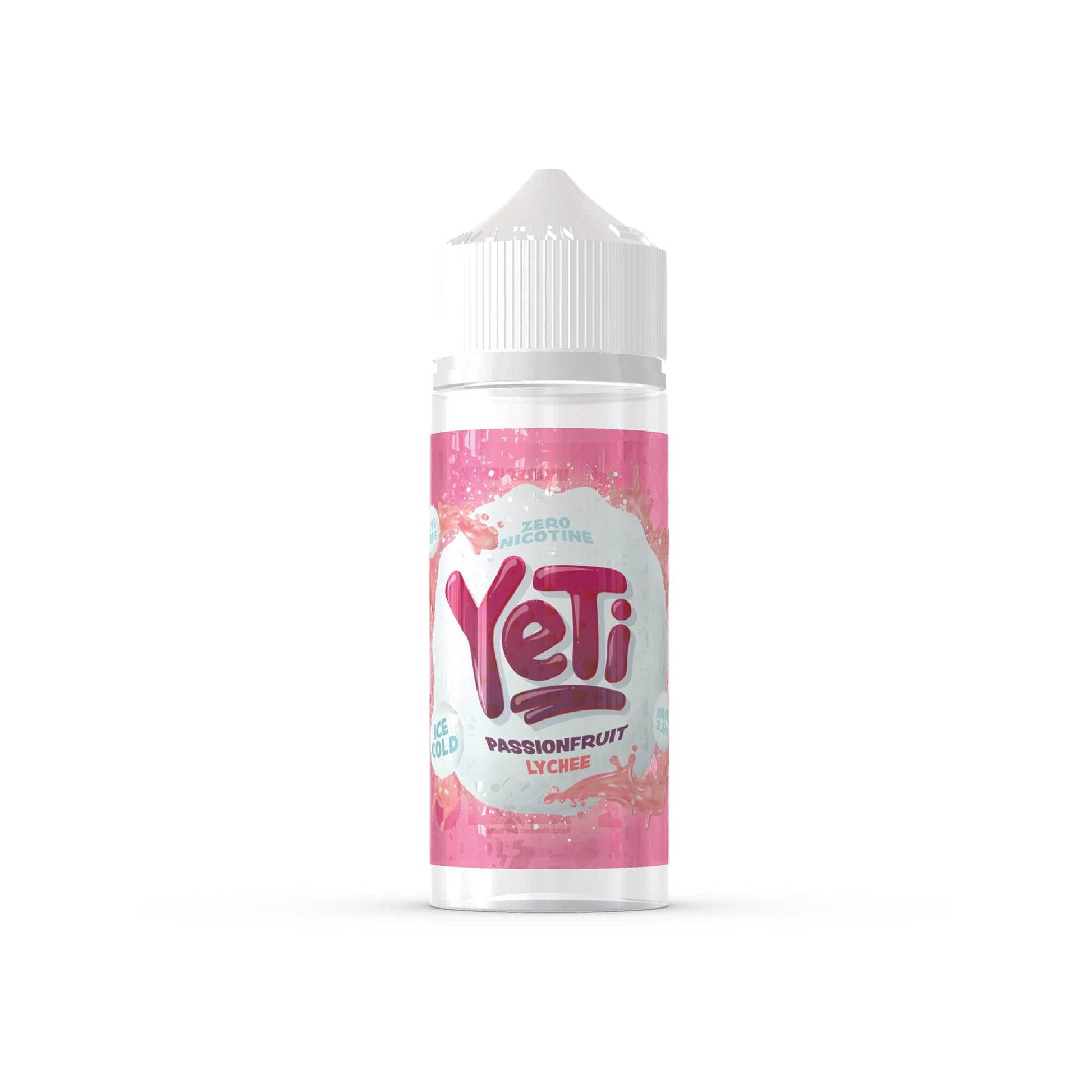 YETI E-Liquid Shortfill Eliquids Passionfruit Lychee Yeti Ice Cold 100ml Shortfill E-Liquid