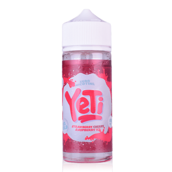 YETI E-Liquid Shortfill Eliquids Strawberry Cherry Raspberry Yeti Ice Cold 100ml Shortfill E-Liquid