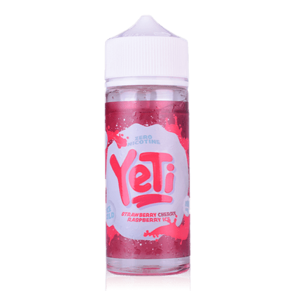 YETI E-Liquid Shortfill Eliquids Strawberry Cherry Raspberry Yeti Ice Cold 100ml Shortfill E-Liquid